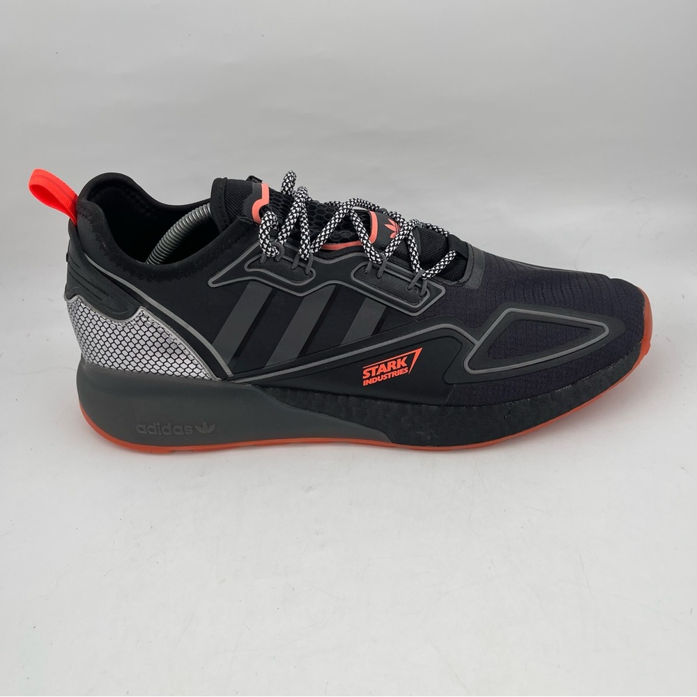 Adidas Men's Marvel ZX 2K Boost - SZ 12 - Tony Stark Industries Black Shoes